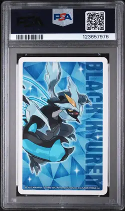2012 POKEMON BLACK 2 PLAYING CARDS KING OF DIAMONDS KYUREM PSA 9 - Image 2