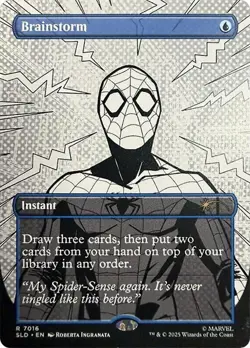 MTG Brainstorm 7016 Rare Secret Lair Marvel's Spider-Man: Bonus Cards - Image 1