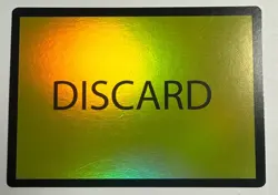 MTG Discard Yellow Foil Error Card from Assassin's Creed Booster - Image 1