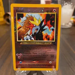 ENTEI # 34 Black Star Promo Reverse Holo - WOTC Pokemon Card Lp - Image 1