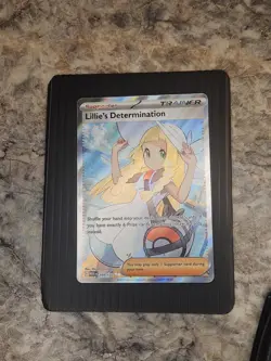 Pokemon TCG Mega Evolution Lillie’s Determination Full Art Trainer Card 169/132 - Image 1