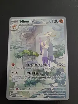 Mienshao - 200/182 - Pokemon Paradox Rift Illustration Rare Card NM - Image 1