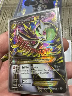 Pokemon TCG M Gardevoir EX Full Art Holo Card Primal Clash 156/160 HEAVY DAMAGE - Image 1