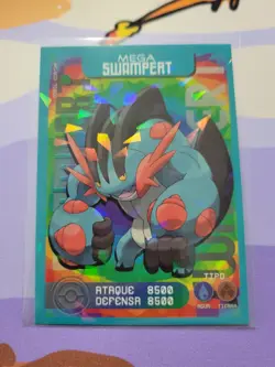 Pokemon TCG Card Kanto South America Pokedex Edition - Mega Swampert - Image 1