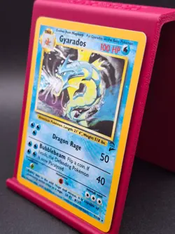 RELIST FOR PCARDS - LP Gyarados Base Set 2 Holo Rare Pokemon Card TCG 7/130 - Image 2