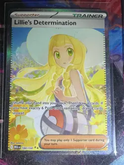 Lillies Determination 184/132 SIR Mega Evolution Pokemon Card Near Mint - Image 1