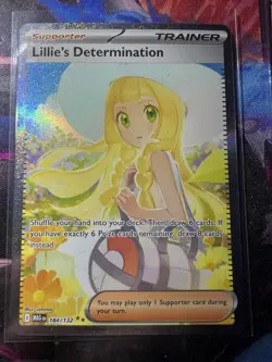 Lillies Determination 184/132 SIR Mega Evolution Pokemon Card Near Mint - Image 3