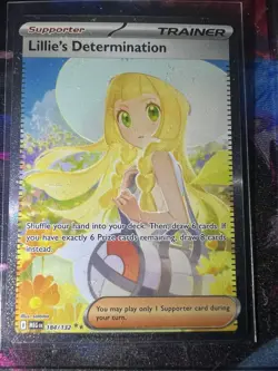 Lillies Determination 184/132 SIR Mega Evolution Pokemon Card Near Mint - Image 4