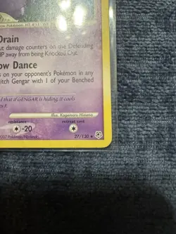 Pokemon Gengar TCG 27/130 Diamond and Pearl Base Non-Holo Rare Card - Image 4