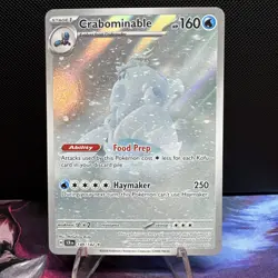Pokemon TCG Crabominable Card 149/142 Illustration Rare, Stellar Crown - Image 1