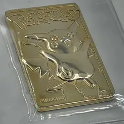 PIKACHU 23 Karat Gold Plated Trading Card - Burger King 1999 Promo - Image 5