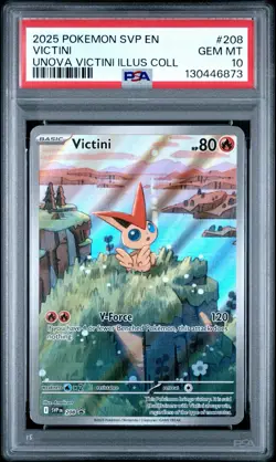 PSA 10 Victini 208 Sv: Scarlet & Violet Promo Cards Holo - Image 1
