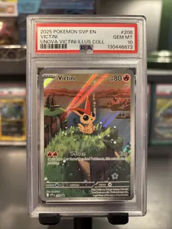 PSA 10 Victini 208 Sv: Scarlet & Violet Promo Cards Holo - Image 4