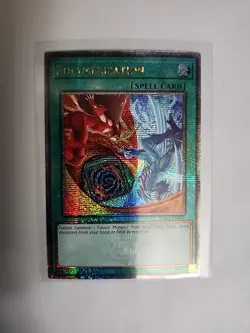 Polymerization Quarter Century Secret Rare Card Hero Art Edition RA03-EN051 - Image 1
