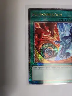 Polymerization Quarter Century Secret Rare Card Hero Art Edition RA03-EN051 - Image 2