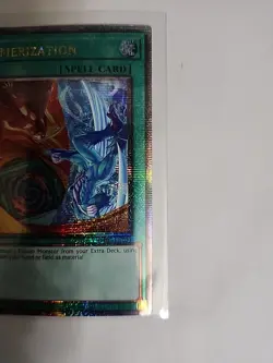 Polymerization Quarter Century Secret Rare Card Hero Art Edition RA03-EN051 - Image 3
