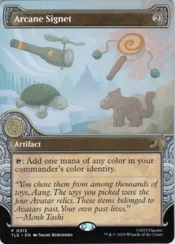 MTG Arcane Signet (Showcase) (315) | NM | Avatar: The Last Airbender {TLE} - Image 1