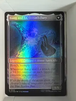Showcase AANG, SWIFT SAVIOR // AANG AND LA mtg NM-M The Last Airbender 1 Rare - Image 2