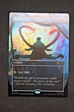 Sol Ring 1988 Foil Marvel's Spider-Man: Villainous Plot Secret Lair - Image 1