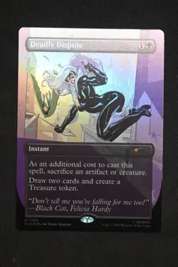 Deadly Dispute 1985 Foil Marvel's Spider-Man: Villainous Plot Secret Lair - Image 1