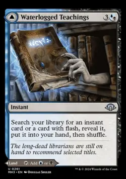 MTG Waterlogged Teachings/Inundated Archive U 0261 NM - Modern Horizons 3 - Image 1