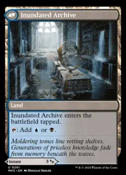 MTG Waterlogged Teachings/Inundated Archive U 0261 NM - Modern Horizons 3 - Image 2