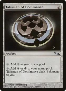 Magic The Gathering MTG TALISMAN OF DOMINANCE Mirrodin NM Near Mint - Image 1