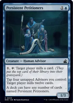 Persistent Petitioners Ravnica Remastered - Magic MTG NM - Image 1