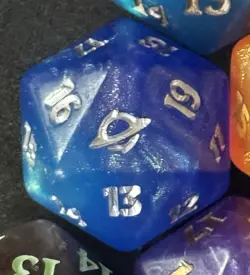 OVERSIZED D20 SPINDOWN Die Lot of 6 Magic the Gathering MTG - Image 3