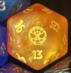 OVERSIZED D20 SPINDOWN Die Lot of 6 Magic the Gathering MTG - Image 4