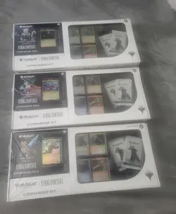 3x Magic The Gathering FINAL FANTASY Commander Kit - COSTCO BUNDLE - Image 1