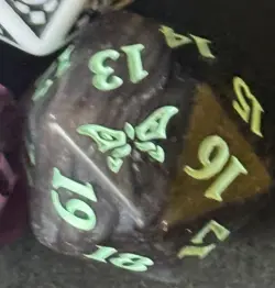 OVERSIZED D20 SPINDOWN Die Lot of 6 Magic the Gathering MTG - Image 5