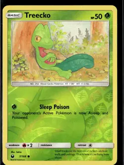 Pokemon Treecko 7/168 Celestial Storm Reverse Holo Common - Image 1