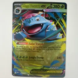 Mega Venusaur Ex 003/132 - Double Rare Mega Evolution Set Pokemon TCG - Image 1