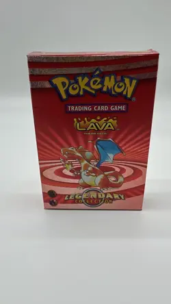 Pokemon Legendary Coll. Lava Deck Box Rule Book & One Sheet Damage Counters - Image 1