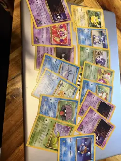 Vintage Pokemon Card Lot WOTC | Pikachu, Squirtle, Charmander, Dark Vaporeon Etc - Image 2