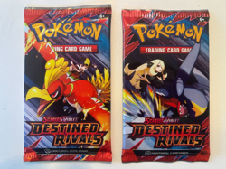 Destined Rivals, 4 Booster Pack Lot, Sealed Art Set, Pokemon TCG, + Persian #218 - Image 4