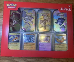 Pokemon TCG-Scarlet & Violet 151 Mini Tin Sam’s Club Box-4 Mini Tins + Promos - Image 3