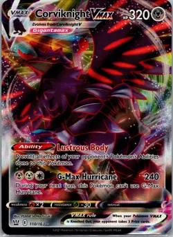 Pokemon Corviknight VMAX - 110/163 - Ultra Rare NM-Mint Battle Styles - Image 1