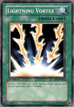 Lightning Vortex Common Structure Deck: Warrior's Triumph SD5-EN030 LP - Image 1