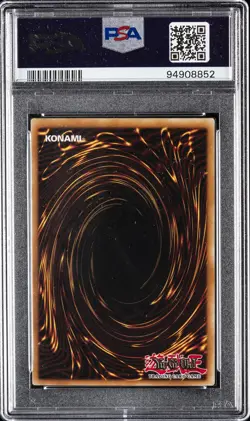 2024 YU-GI-OH! STAINLESS STEEL EGYPTIAN GOD CARDS BLACK LUSTER SOLDIER PSA 8 - Image 2