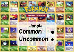 Jungle Pokemon Cards Pokemon TCG 1999 Base Set WOTC Cards Singles - Image 1