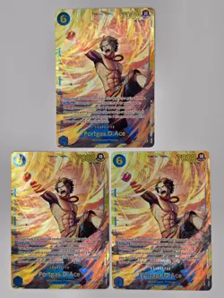 One Piece TCG OP13-119 Portgas .D. Ace SEC X3 Card Game CCG English - Image 1