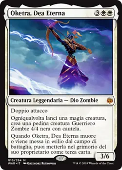 MTG GOD-ETERNAL OKETRA EXC - OKETRA, DEA ETERNA - WAR - MAGIC - Image 1