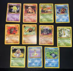 Pokemon Card Lot - 11 Jungle Fossil 1st Edition Cards ENG | ITALIAN | SPANISH MP - Image 2