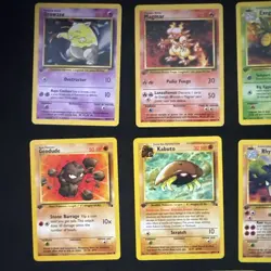 Pokemon Card Lot - 11 Jungle Fossil 1st Edition Cards ENG | ITALIAN | SPANISH MP - Image 3