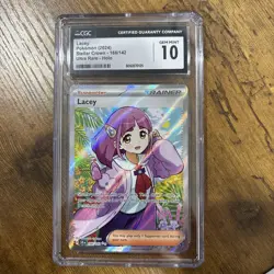 Pokemon - CGC 10 - Lacey 166/142 - Stellar Crown Full Art Secret Rare - Image 1