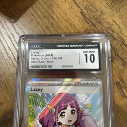 Pokemon - CGC 10 - Lacey 166/142 - Stellar Crown Full Art Secret Rare - Image 2