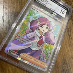 Pokemon - CGC 10 - Lacey 166/142 - Stellar Crown Full Art Secret Rare - Image 4