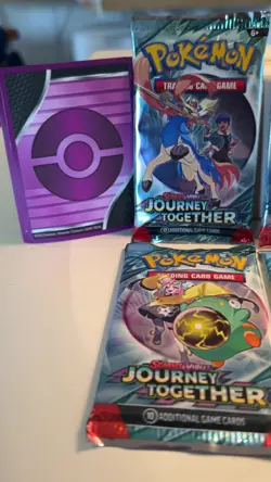Journey Together, 4 Booster Pack Lot, Factory Sealed Art Set, Pokemon TCG, Fast - Image 2